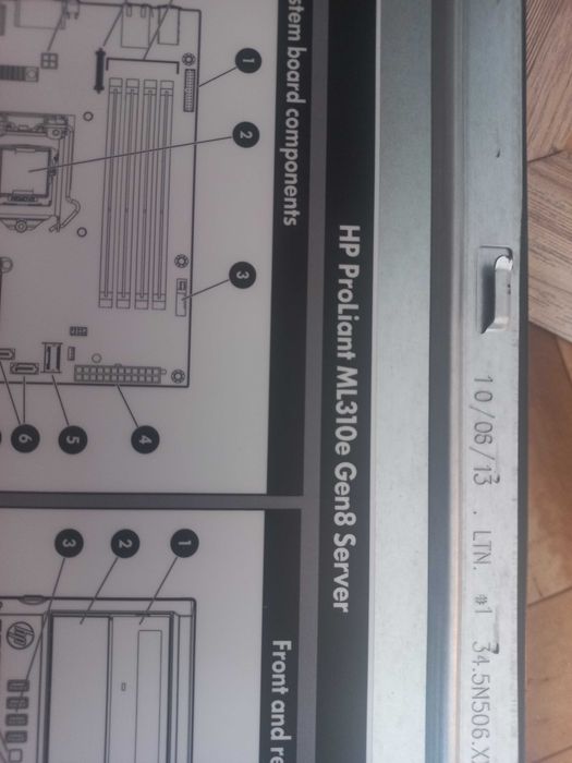 Продам сервер hp proliant ml310e gen8