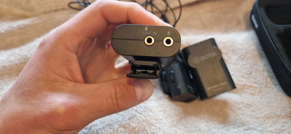 BOYA BY WM4 Pro K2 Безжичен микрофон петличка за GoPro или телефон