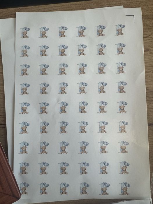 Украса нова за първи рожден ден 1 годинка мече