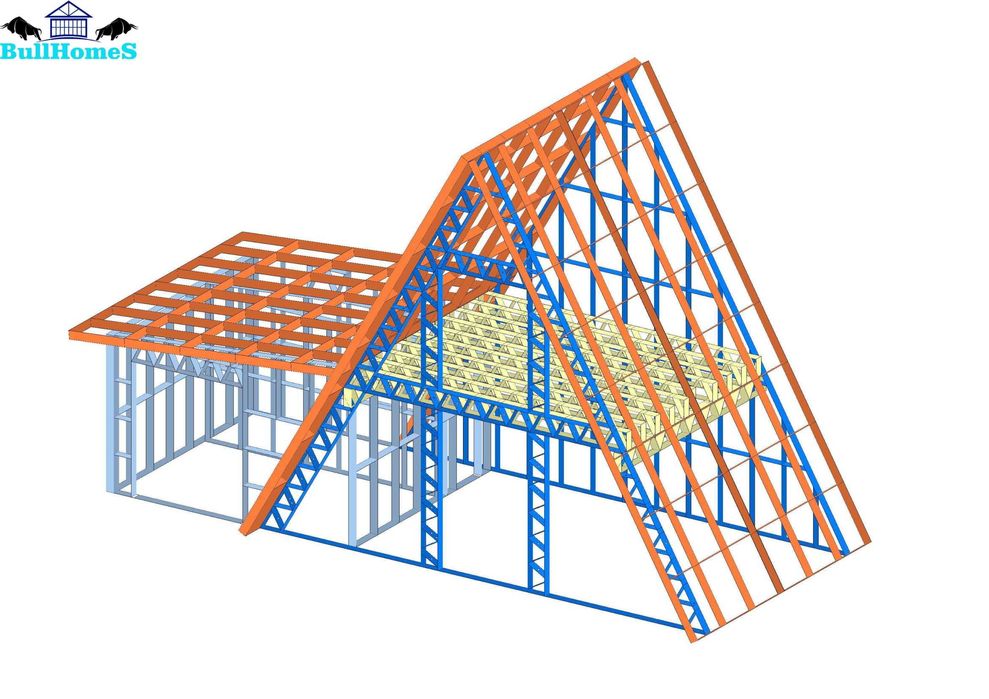 КРЕДИТ - Сглобяеми къщи, Преместваеми, Вили, А-образни къщи 60м2