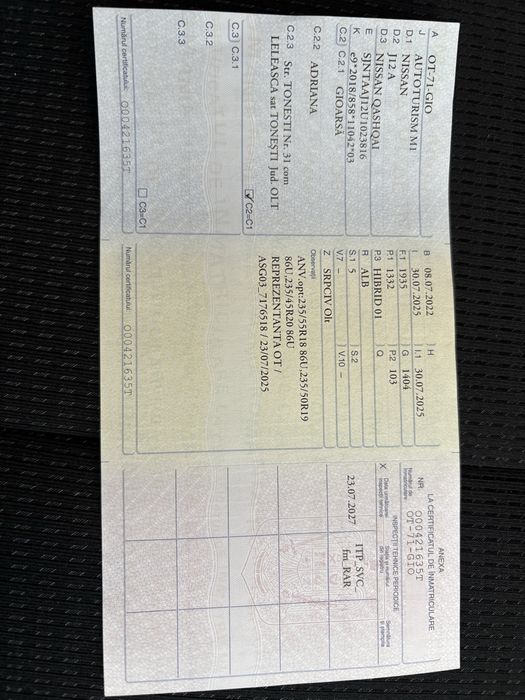 Vind Urgent Nisan Qasqai din 2022