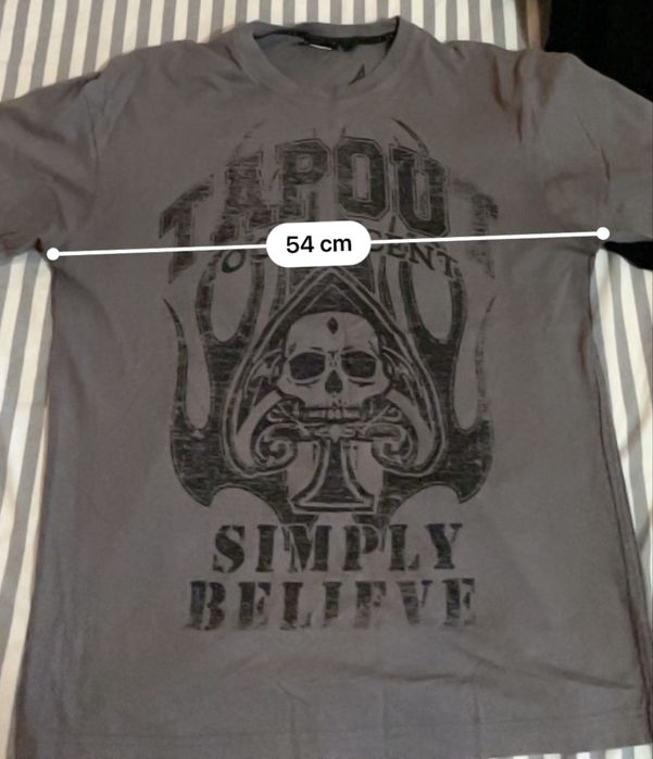 Tapout оригинална тениска - сив цвят