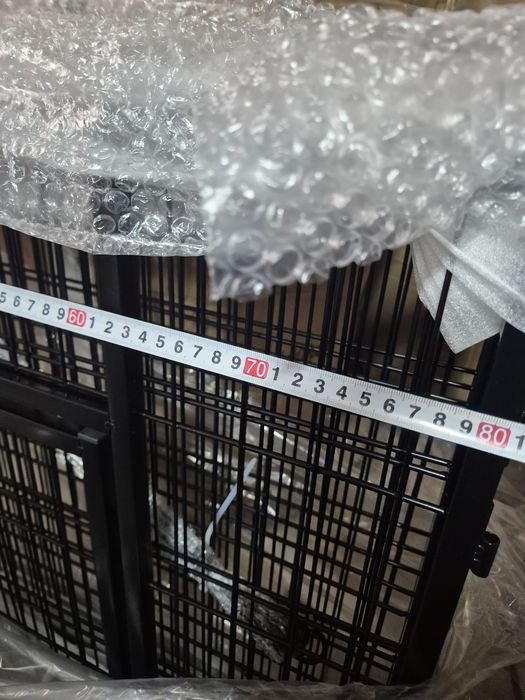 Yaheetech Голяма 16-панелена металена кошара за кучета и други домашни