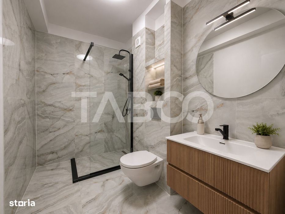 Apartament 2 camere parter 54 mp utili balcon loc de parcare Cristian