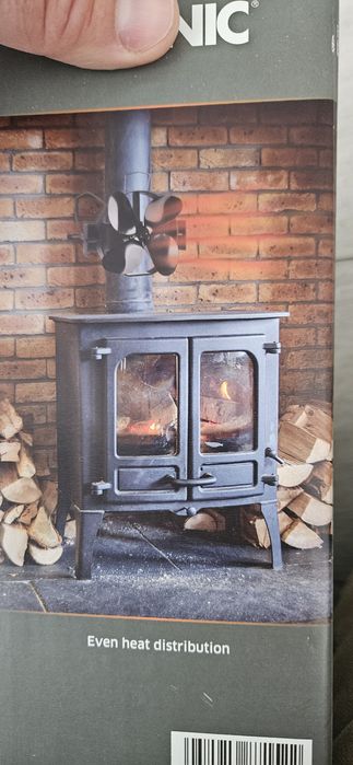 Ventilator soba/șemineu fără alimentare