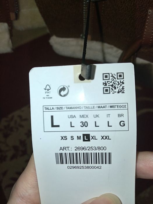 Кожанка Zara новая