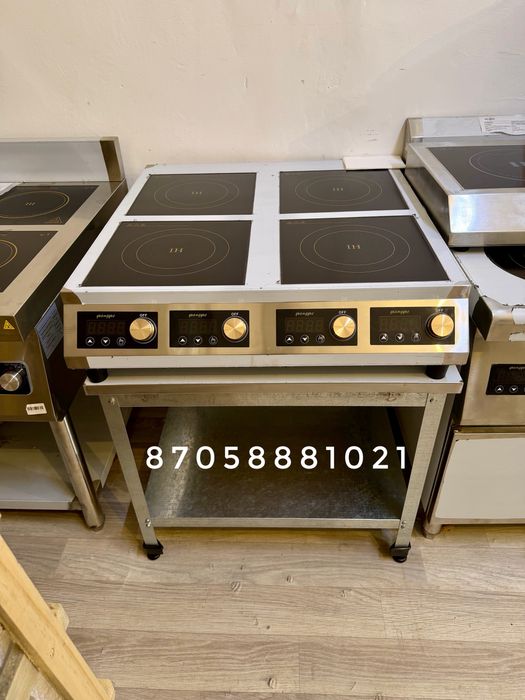Плита индукционная 4х настольная. Индукционная плита профессиональная