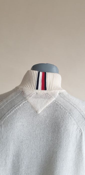 Tommy Hilfiger Wool  Half Zip XL ОРИГИНАЛ! Мъжка Вълнена Жилетка с 3/4