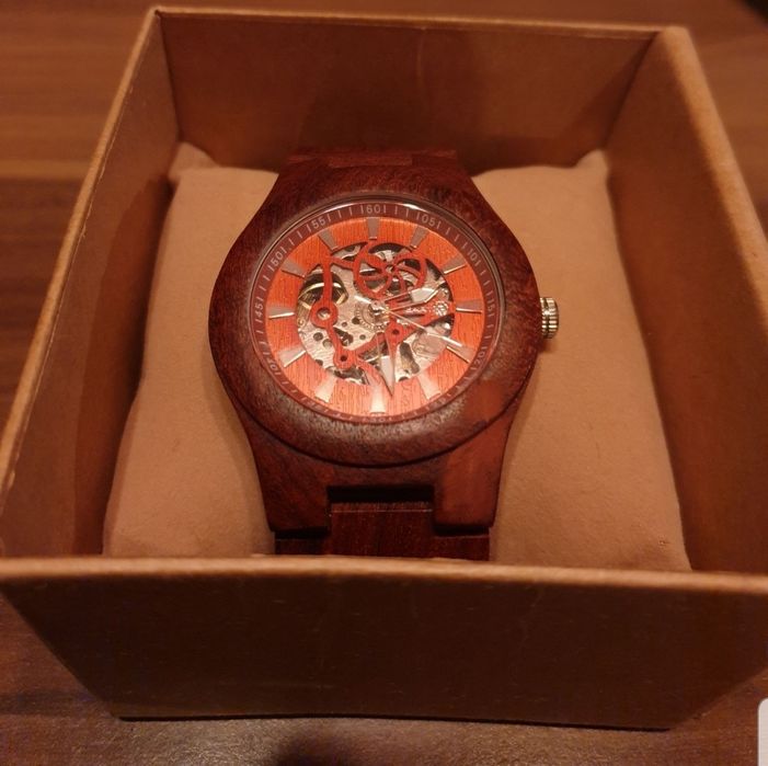 Ceas de mână din lemn fin Earth Gobi