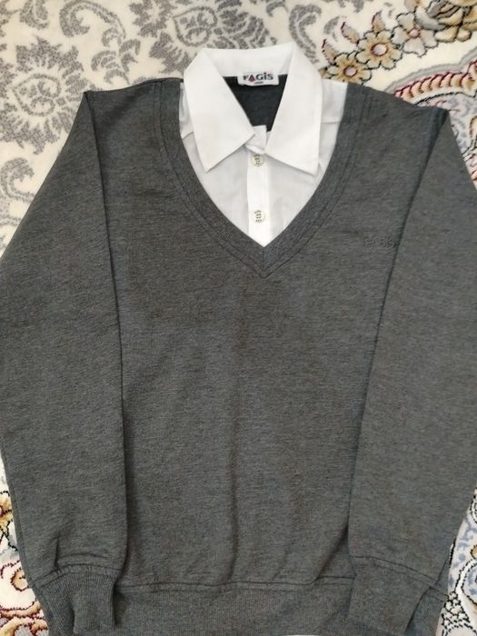 Джемпер обманка в школу