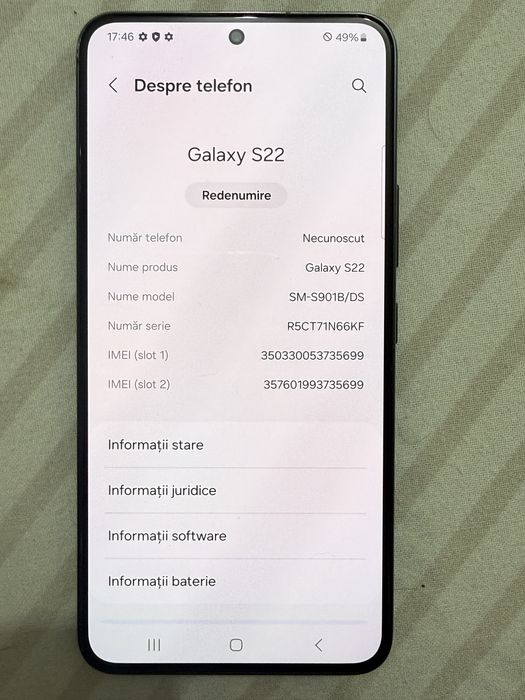Samsung S 22, 128 GB