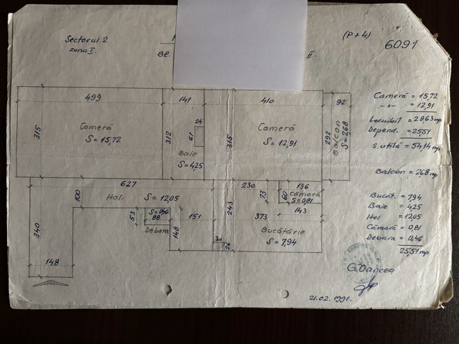 Apartament 2 camere, Mazepa 2, LC-uri