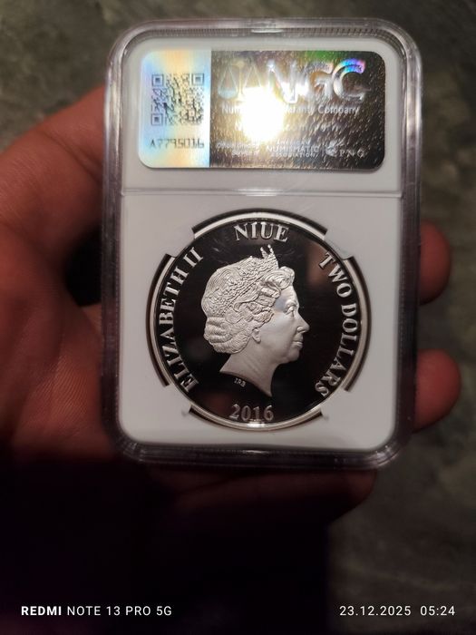 Сребърна монета 1 унция Година на маймуната лунар