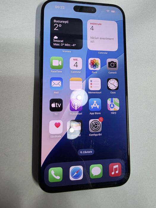 iPhone 15 Pro Max Blue Titanium 256GB Liber de retea Stare IMPECABILA