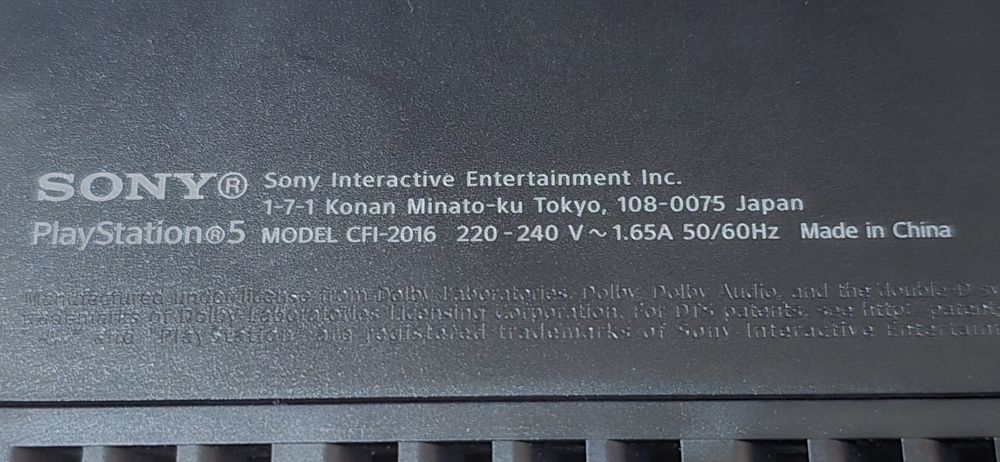 Playstation 5 PS5 Disc Edition CFI-2016 1TB D-Chassis cabluri si un controller
