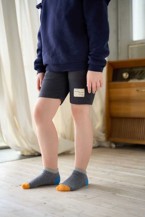 Комплект от 5 чифта комфортни и цветни памучни детски чорапи"