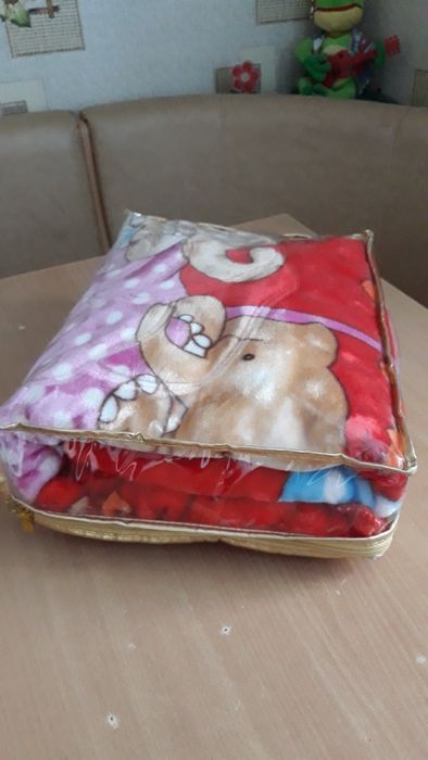 Плед  меховой двойной, новый