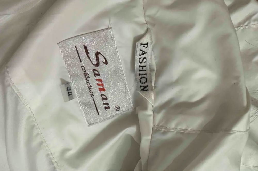 Пуховик с чернобуркой