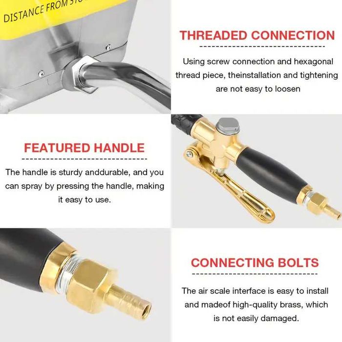 Пневматична машина за нанасяне на мазилка