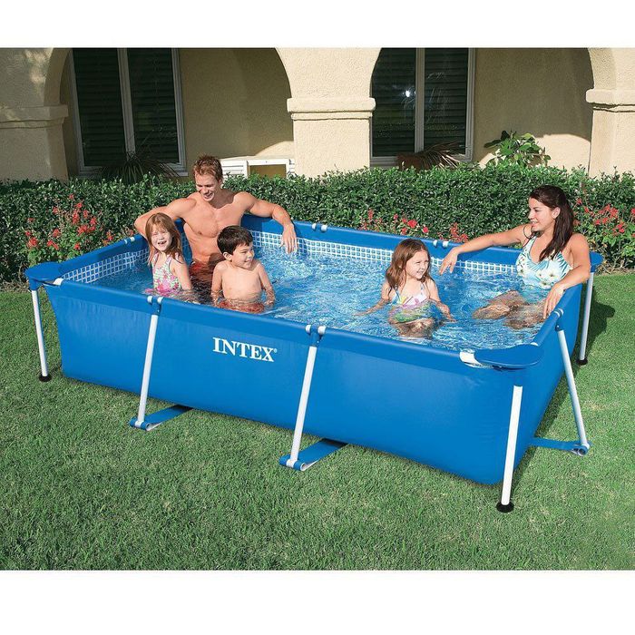 INTEX каркасный бассейн 220×150 стойка бассейн basseyn stoyka baseyn