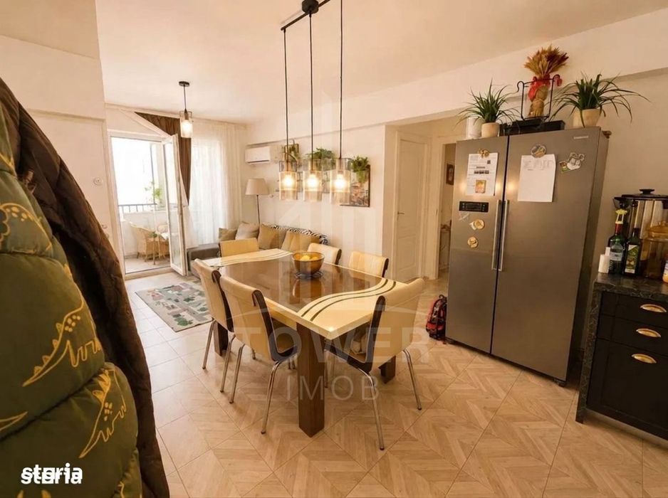 SUPER PREȚ - Apartament 3 camere cu 2 băi, 1 loc de parcare și 2 balco