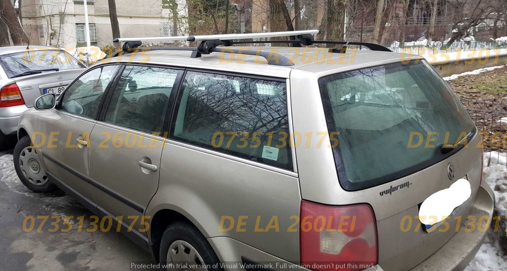 Bare portbagaj ALUMINIU VW Golf Passat Tiguan Touareg T-Roc T-Cross