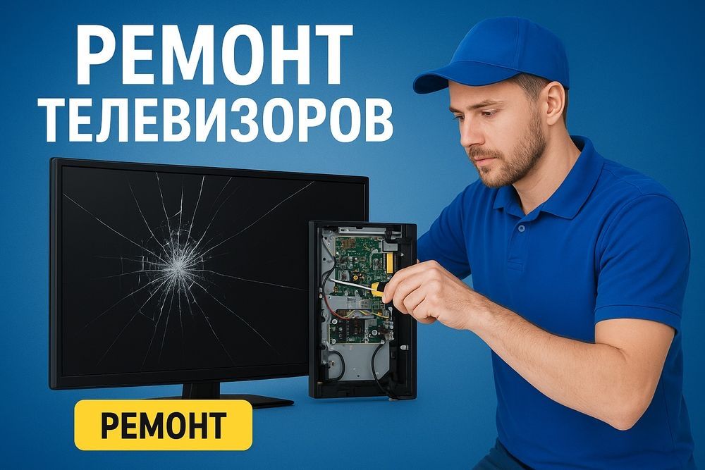 Ремонт телевизоров,телемастер на даму!