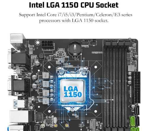 Дънна платка Shangzhaoyuan B85M Pro, Lga 1150, Micro ATX, с Intel Core