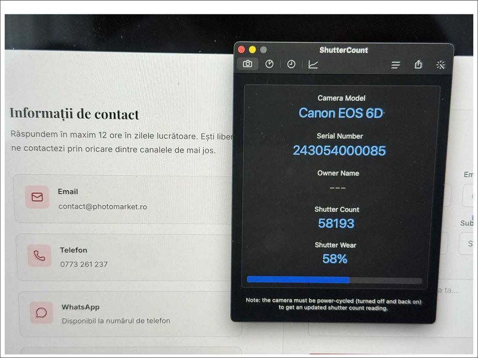 Canon 6D - Factura + Garantie!