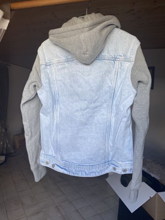 Superdry мъжко дънково яке горнище с качулка ново с етикит оригинално