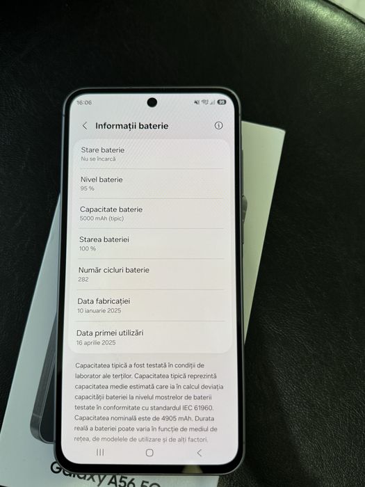 Samsung A56 cu garantie