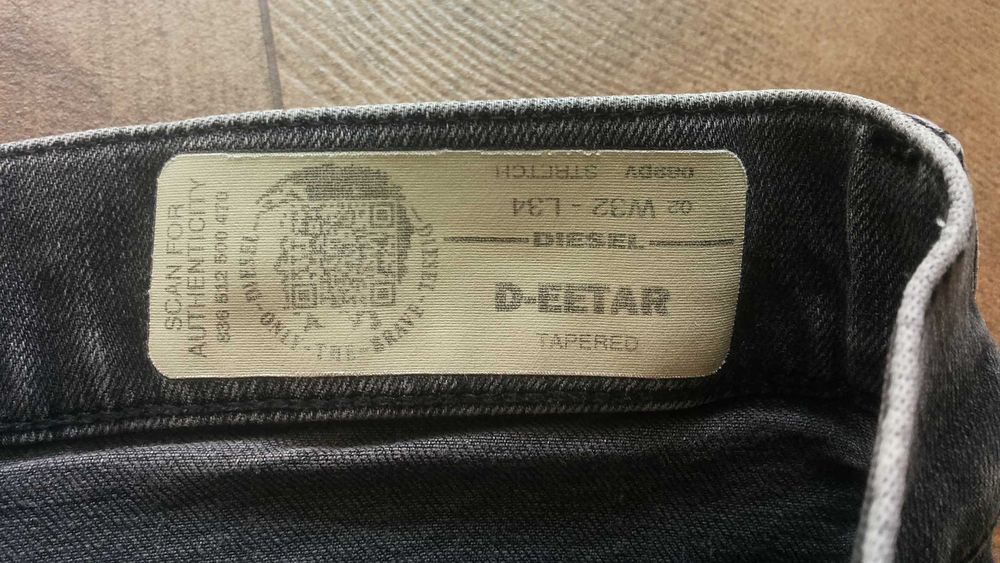 DIESEL D-EETAR STRETCH Jeans Размер 32/34 мъжки еластични дънки 44-67