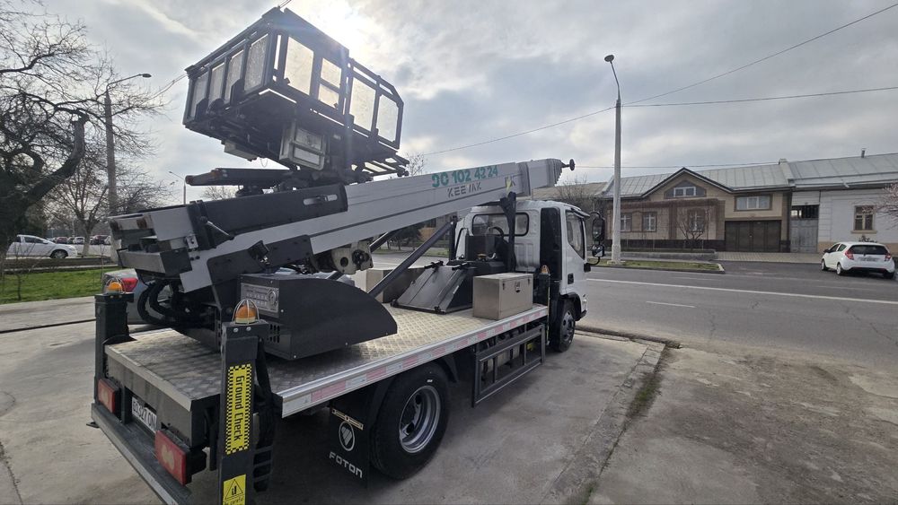 Новый автолифт Foton + KEEYAK 32м | Yangi Foton avtolifti