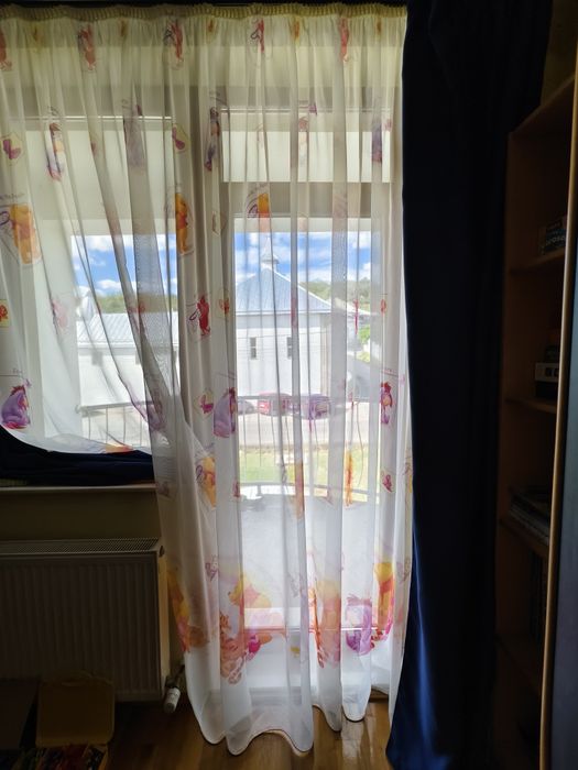 Perdelele bej pentru copii Winnie the Pooh