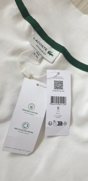 Lacoste Pique Cotton Regular Fit  8 - 3XL  НОВО ОРИГИНАЛ Мъжка Тениска