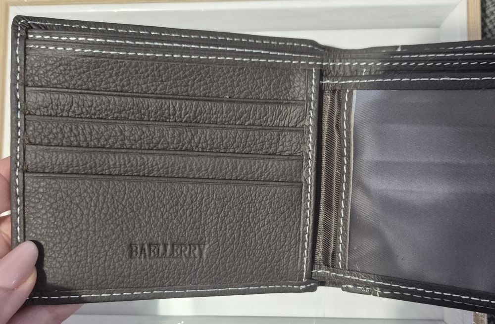 Portofel barbati si set cravata cu butoni