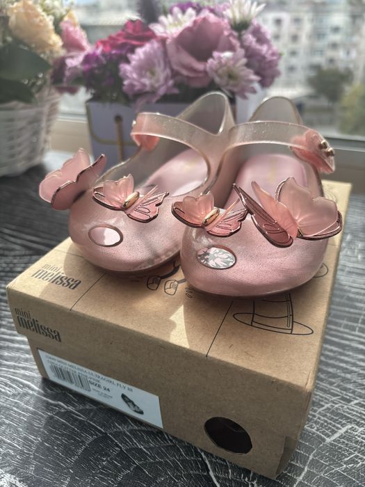 Melissa детски обувки с пеперуди 24 размер