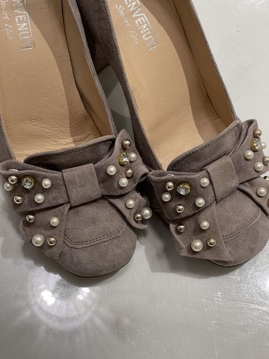 Pantofi benvenuti piele cappucino 37