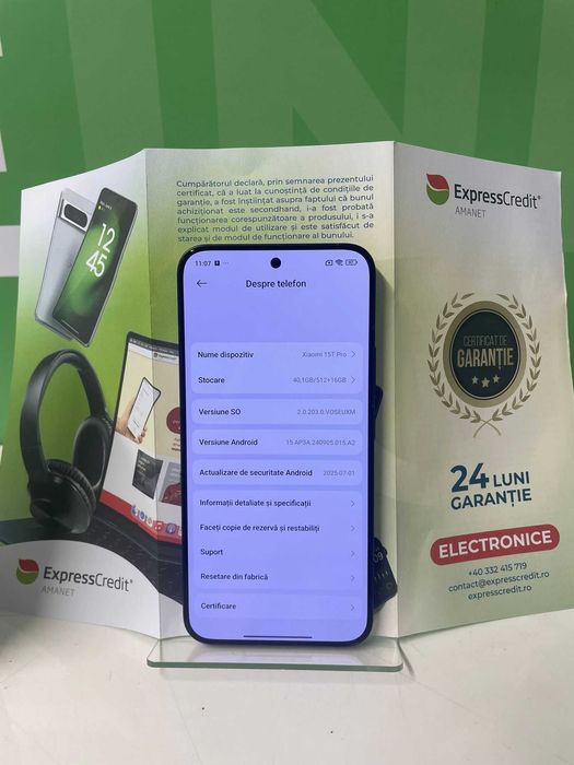 Xiaomi 15T Pro (B.61015-Tatarasi) Garantie 2 ani! 2650 lei