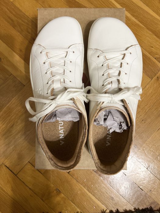 Боси обувки Виво Vivobarefoot geo court III off white/pink 41 номер