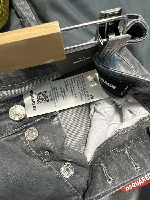 Blugi Dsquared2 gri Premium model nou