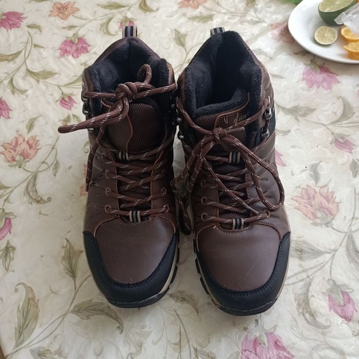 зимние ботинки на флисе