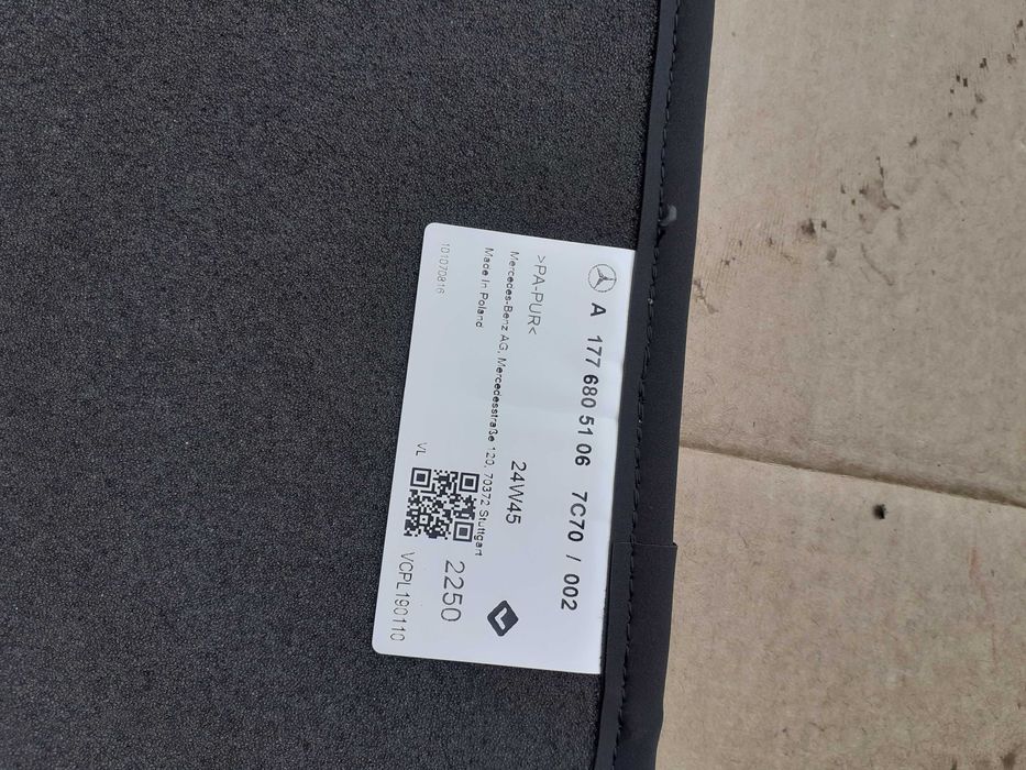 Presuri/covorase auto velur pt.MERCEDES A class,B class, CLA, GLB, GLA