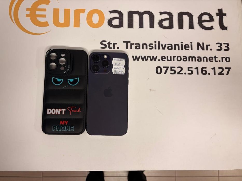 Telefon iPhone 14 Pro Max, 128GB, 5G, Deep Purple Bat.84% -T-