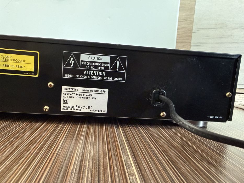 Sony CDP-670 player