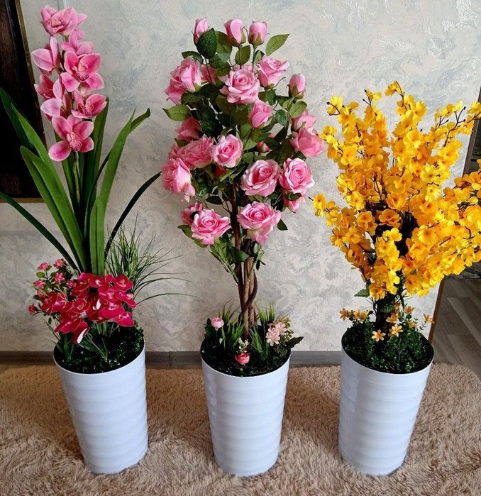 Искусственные цветы. Искусственные деревья. Суний гуллар