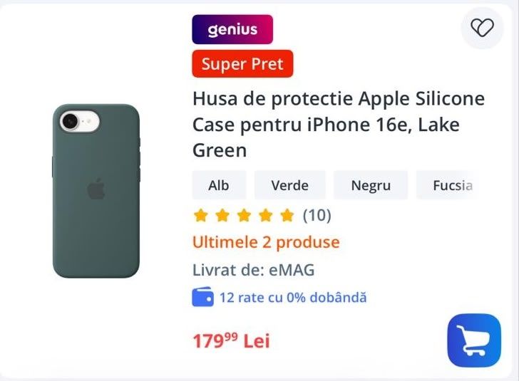 Vand husa Iphone 16E, second hand