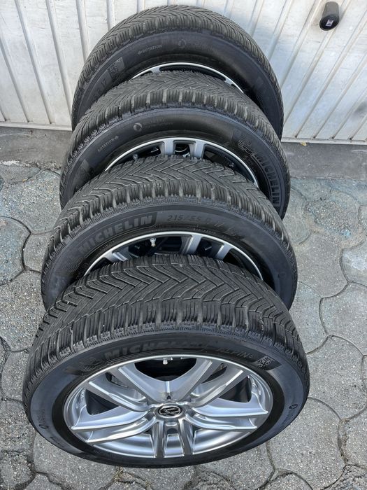 Jante 5x112mm, anvelope iarna 215/55 R17, Vw, Audi Seat Skoda Mercedes
