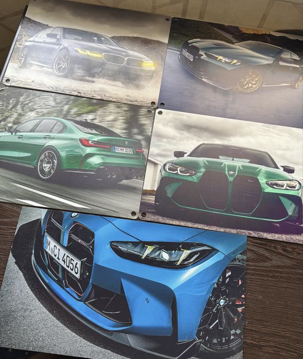 Новые постеры BMW на акриле — стильный декор для дома
