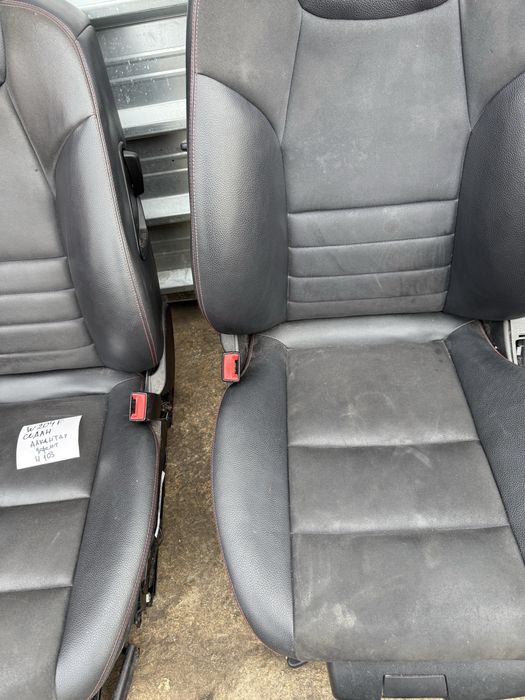 Кожен салон с алкантара за Mercedes benz w204 facelift лек дефект н103